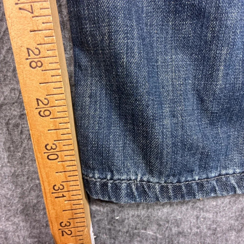 Levi's 514 Straight Fit Jeans Mens 34x34 Blue Denim Classic Five Pocket Western